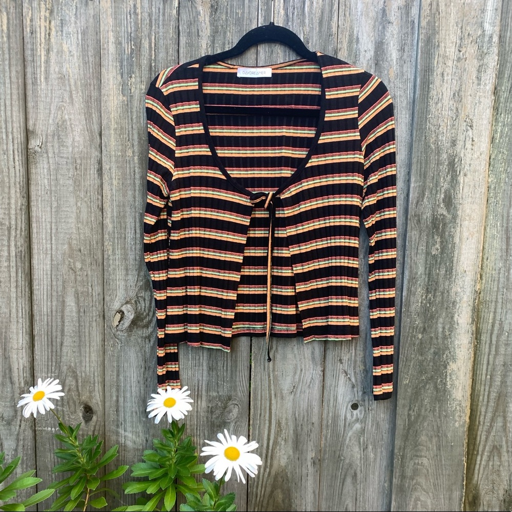 DAYDREAMER | Tie Front Cardigan - Picture 2 of 6